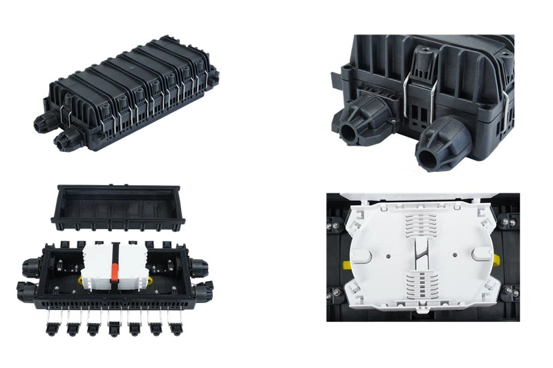 Horizontal fiber optic splice closure Horizontal fiber optic splice closure