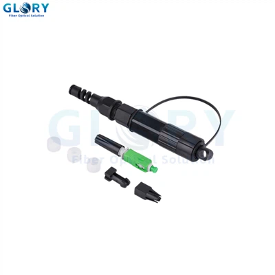 Connecteur étanche à fibre