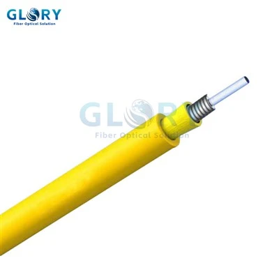 Câble à fibre optique jaune